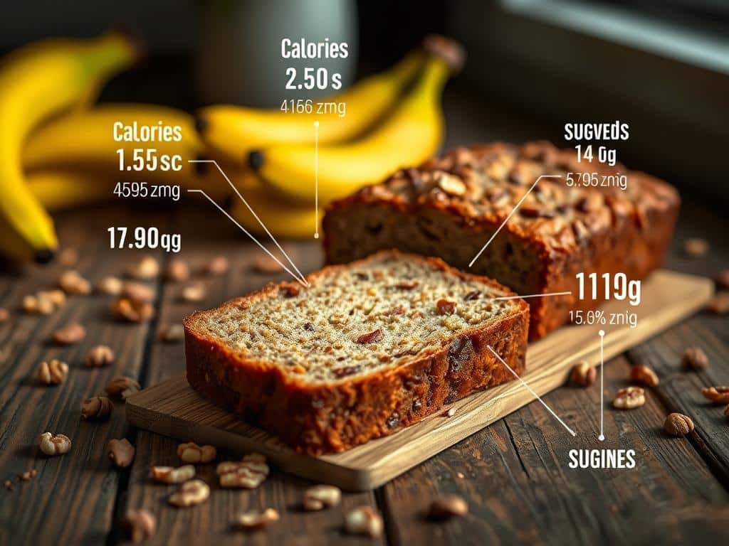 nutritional value of banana loaf